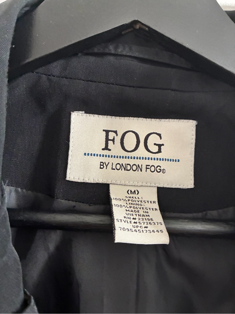 London Fog Black Women’s Mid-Length Trench Coat - Picture 4 of 9